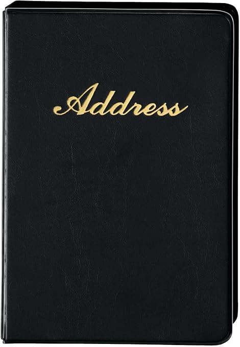 Skymall 100 Page Address Book Black with Address On Cover