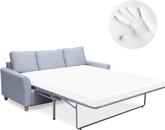 Heyward Sofa Bed Mattress Replacement for Queen Size Sleeper Sofa Mattress with Non-Slip Base