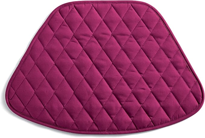 Kitchen Table Placemat and Centerpiece Set - 7 Pc, Red