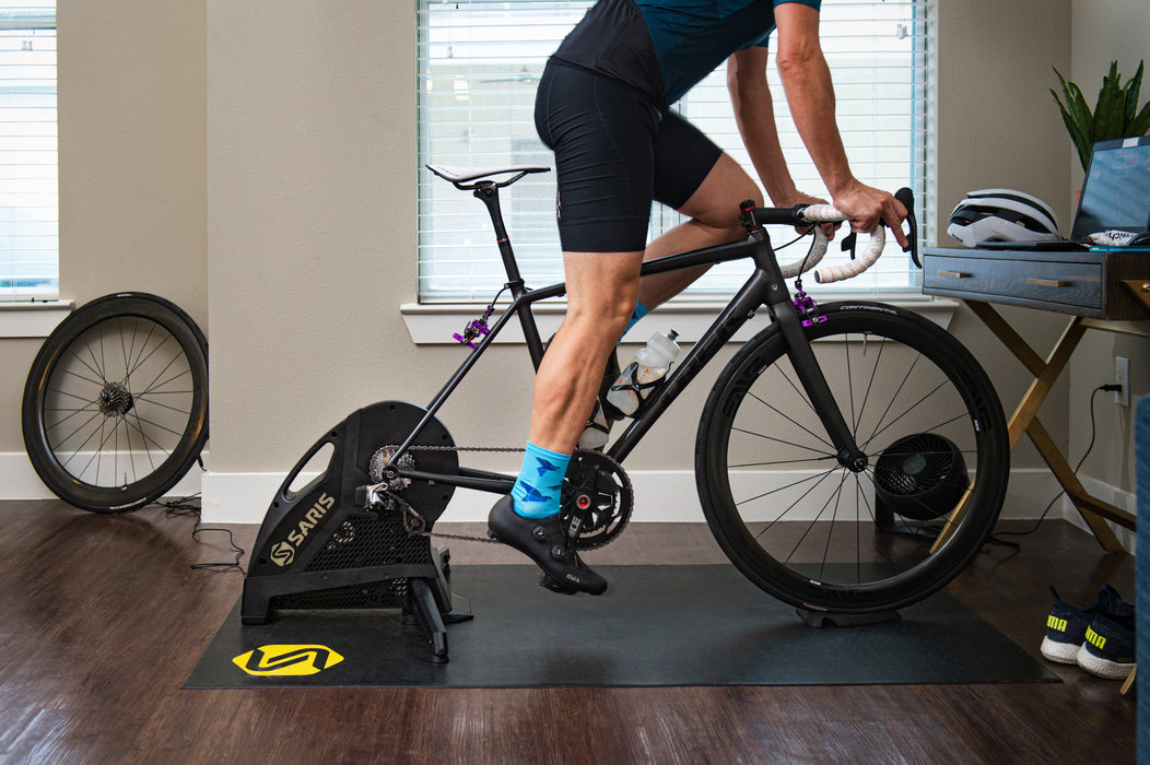 Saris Indoor Bike Trainer Mat For A Quiet & Stable Workout Offering Excellent Floor Protection