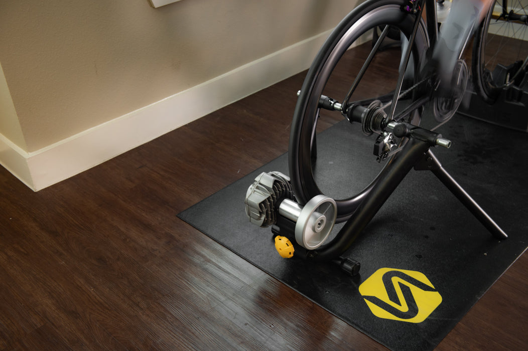 Saris Indoor Bike Trainer Mat For A Quiet & Stable Workout Offering Excellent Floor Protection