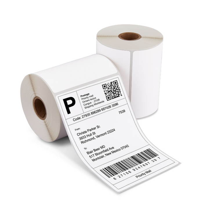 HP WorkSolutions 4x6 Direct Thermal Labels (500)