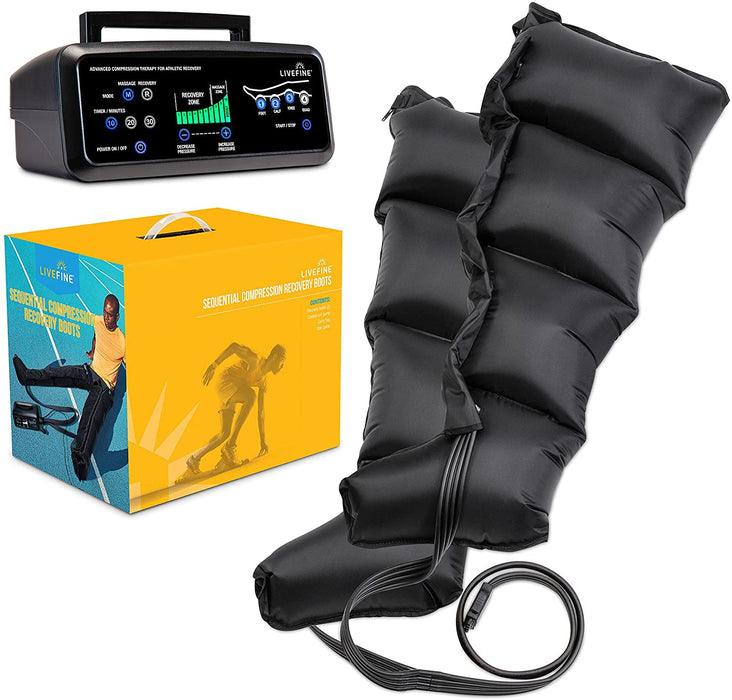 Leg Massager, Foot & Calf Boots for Circulation, Pain Relief & Relaxation