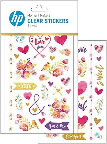 HP Clear Stickers | Love