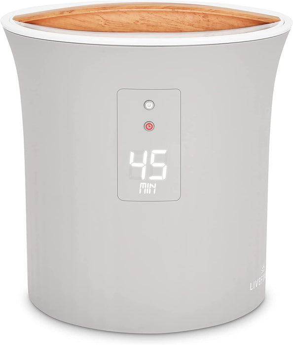 Towel Warmer, Small Bucket Style Heater w/LED Display Fits 40” x 70” Bath Sheet Towels