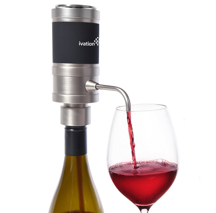 Wine Aerator and Dispenser Spout, Electric Wine Pourer and Stopper