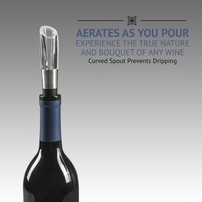 Wine Aerator and Dispenser Spout, Electric Wine Pourer and Decanter