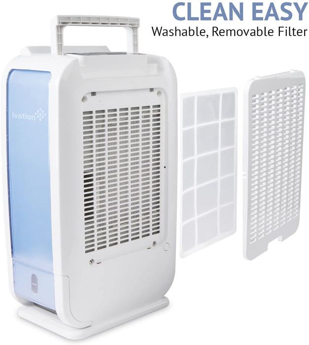 13 Pint Desiccant Dehumidifier with Drain Hose, Quiet & Small Dehumidifier For Rooms up to 270 Sq Ft