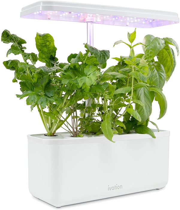 7-Pod Hydroponics Growing System, Indoor Greenhouse with Grow Light