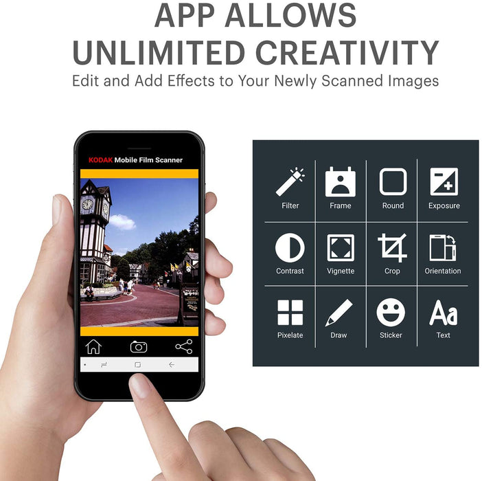 Mobile Film & Slide Scanner, Portable Scanner Lets You Scan Old 35mm Films & Slides Photo Using Your Smartphone Camera