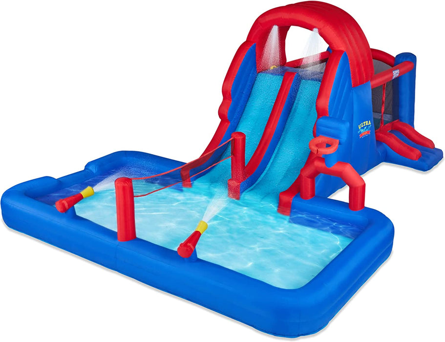Inflatable Water Slide, Blow up Pool & Bounce House for Backyard