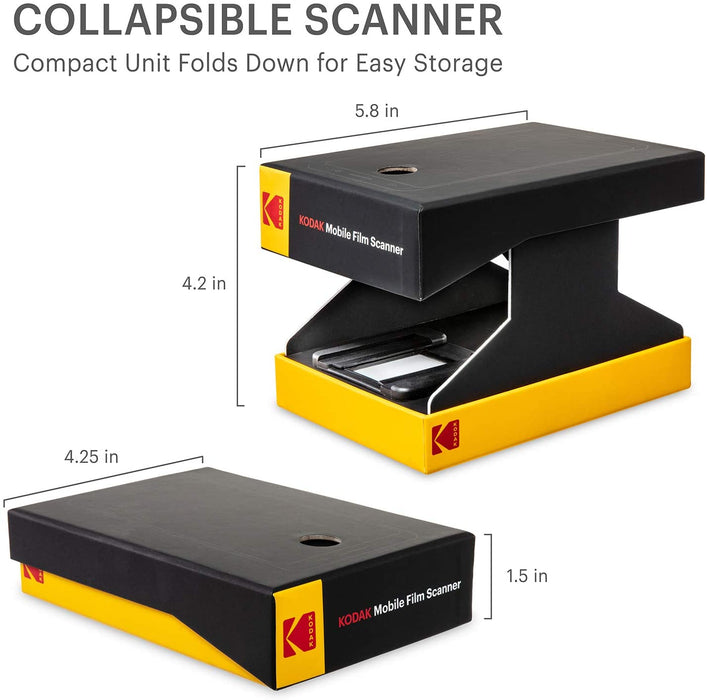 Mobile Film & Slide Scanner, Portable Scanner Lets You Scan Old 35mm Films & Slides Photo Using Your Smartphone Camera