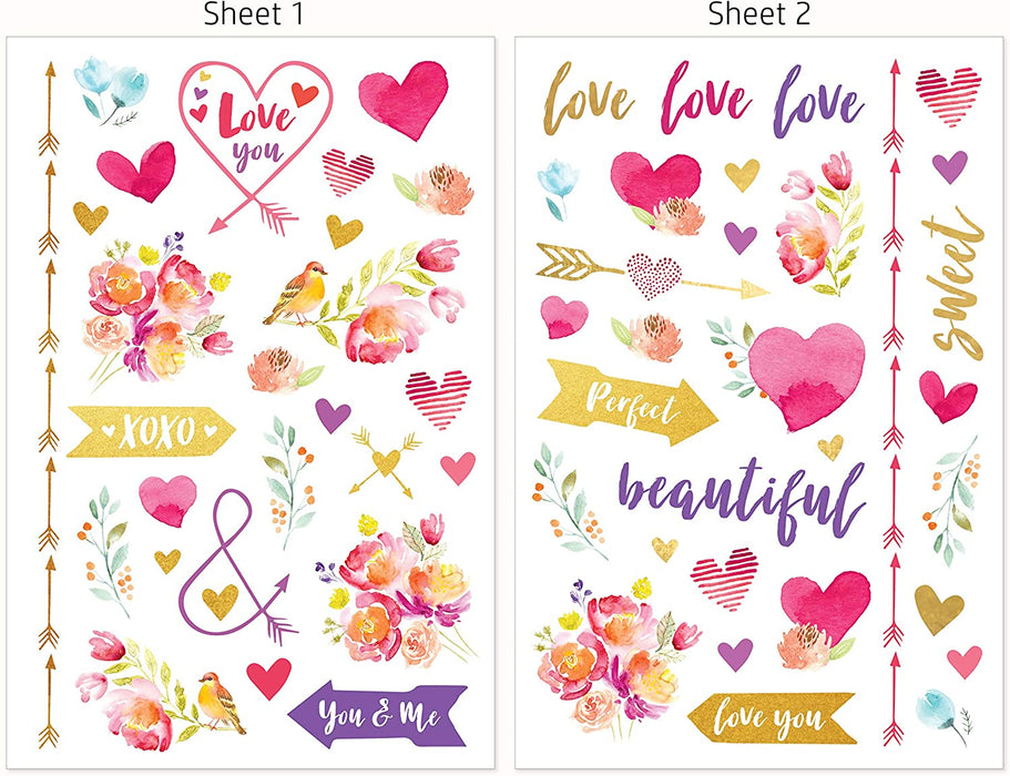 HP Clear Stickers | Love