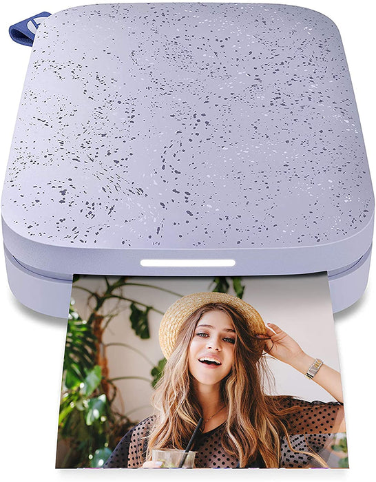 HP Sprocket Portable 2x3” Instant Photo Printer Print Pictures on Zink Sticky-Backed Paper from your iOS & Android Device