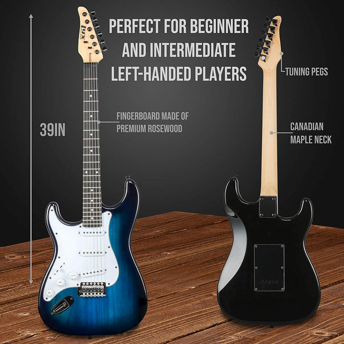 39” Stratocaster CS Series Electric Guitar & Electric Guitar Accessories - Blue