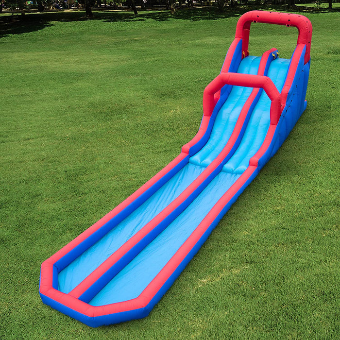 Inflatable Water Slide & Blow up Pool, Kids Water Park for Backyard