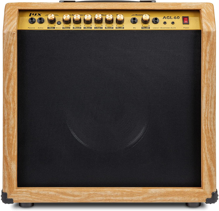 Electric Guitar Amplifier with Built-In Speaker - 60 Watt