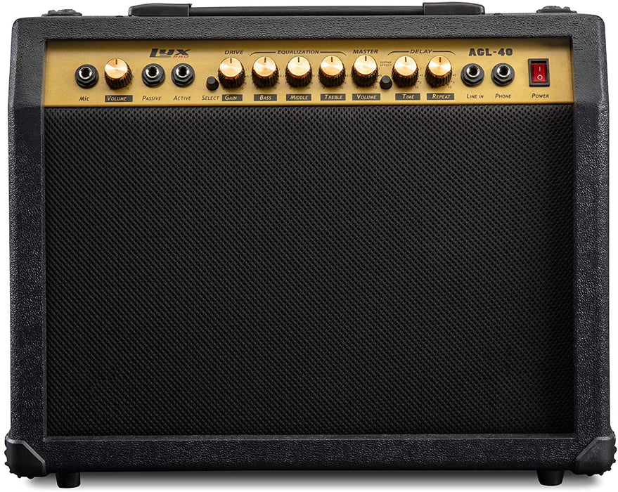 Electric Guitar Amplifier with Built-In Speaker - 40 Watt