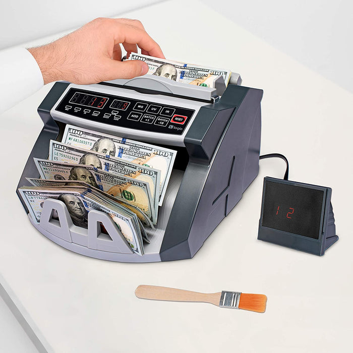 Automatic Counting, Custom Batching Adjustable Tray Money Counter
