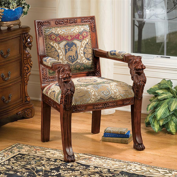 BEARDSLEY LION ARMCHAIR - CHARLES FABRIC