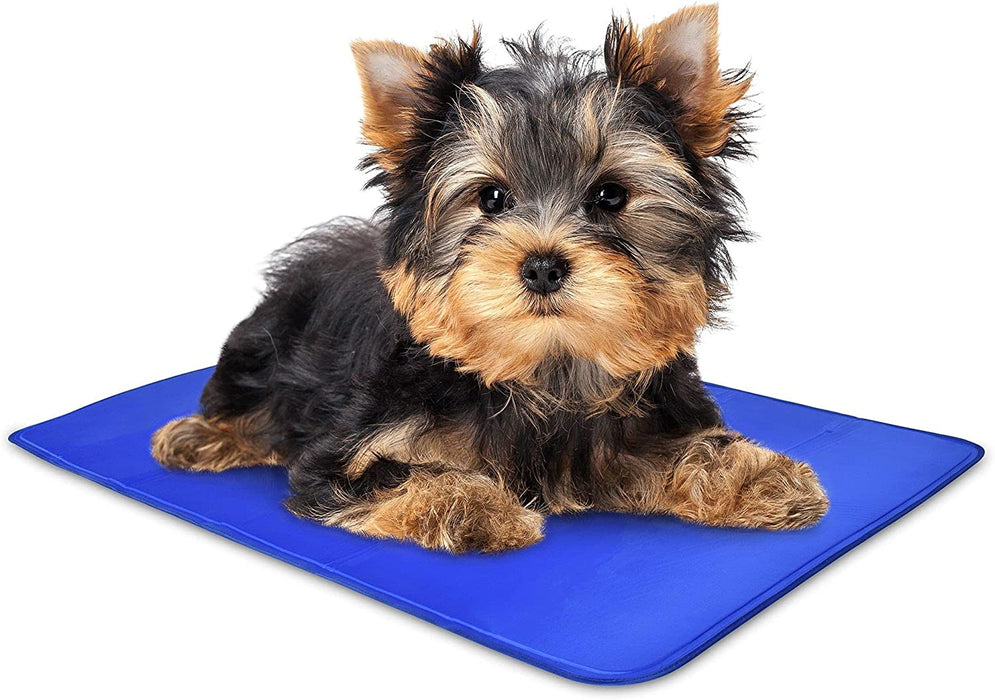 Dog Self Cooling Mat for Kennels, Crates and Beds, Durable Solid Cooling Gel - X-Small