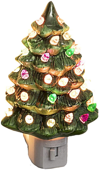 Decorative Ceramic Christmas Tree Night