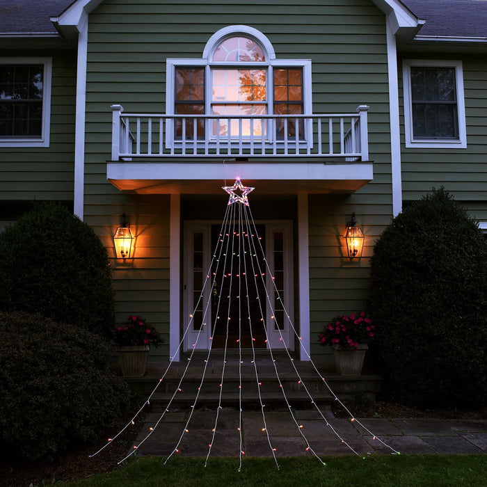 String Light Christmas Tree with Star