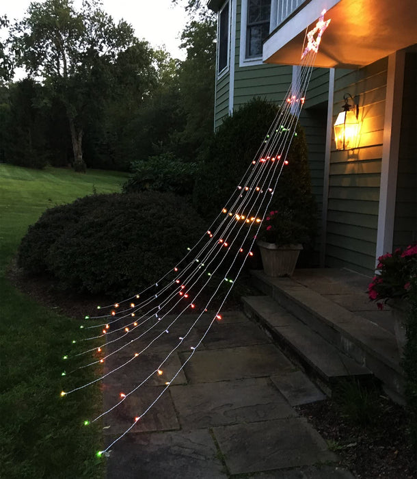 String Light Christmas Tree with Star