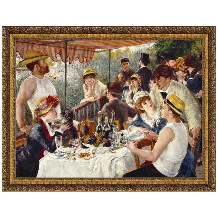 56X43 LUNCHEON OF THE BOATING PARTY 1881