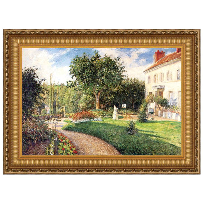 17X12 THE GARDEN OF LES MATHURINS 1876
