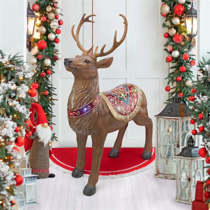 SANTAS NORTH POLE ILLUMINATED REINDEER