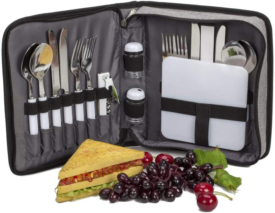 18 Piece - 4 Person Travel Picnic/Outdoor Wallet