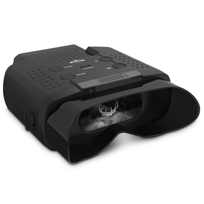 Black Digital Night Vision Binoculars with Built-in Camera, Capture HD Photos & Videos