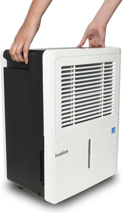 3,000 Sq Ft, 50 Pint Large Energy Star Dehumidifier with Drain Hose(Built-in) for Home W/ Humidistat