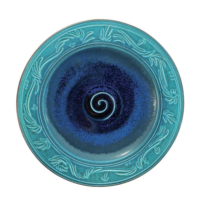 PANA CARVED 14IN CERAMIC PLATE