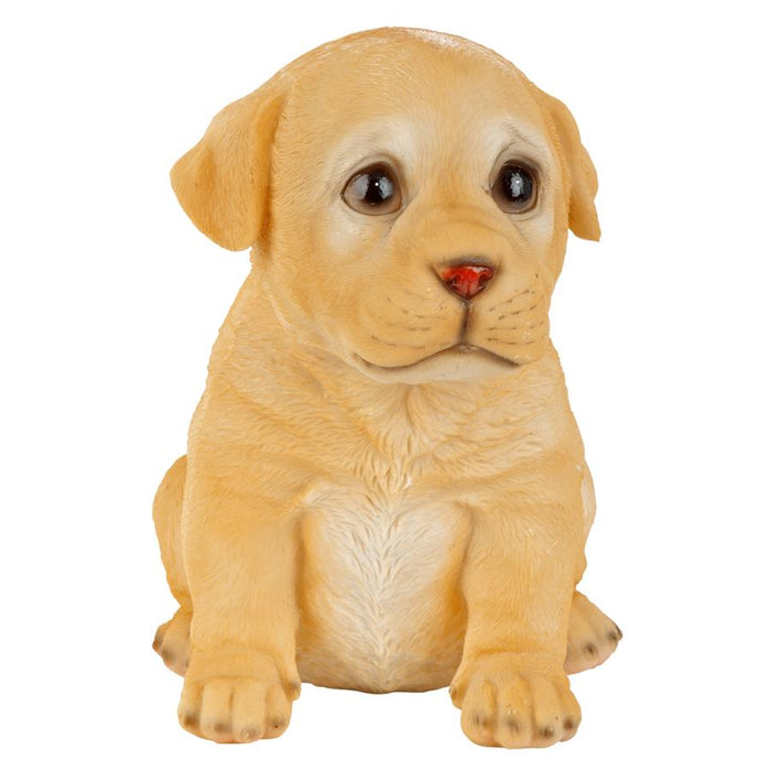 YELLOW LAB PUPPY PARTNER STATUE