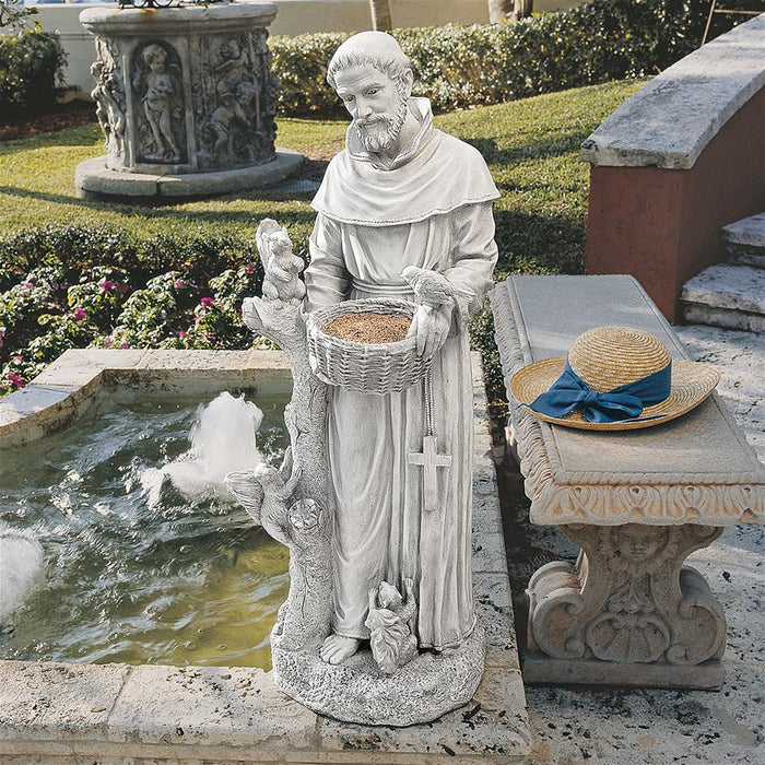 LARGE NATURES NURTURER ST FRANCIS STATUE