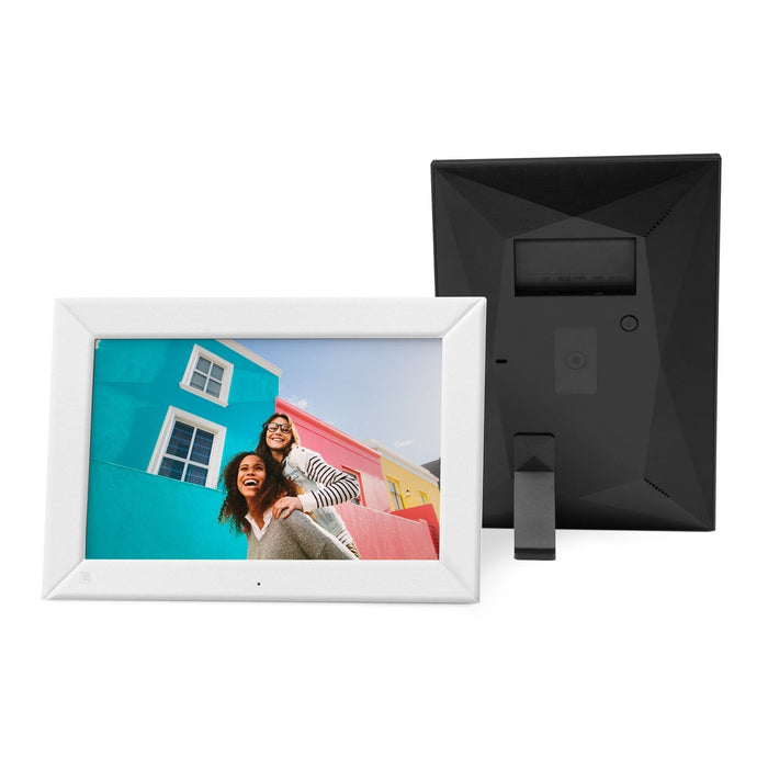 10" inch Smart Wi-Fi Digital Picture Frame with Free Cloud Storage - White