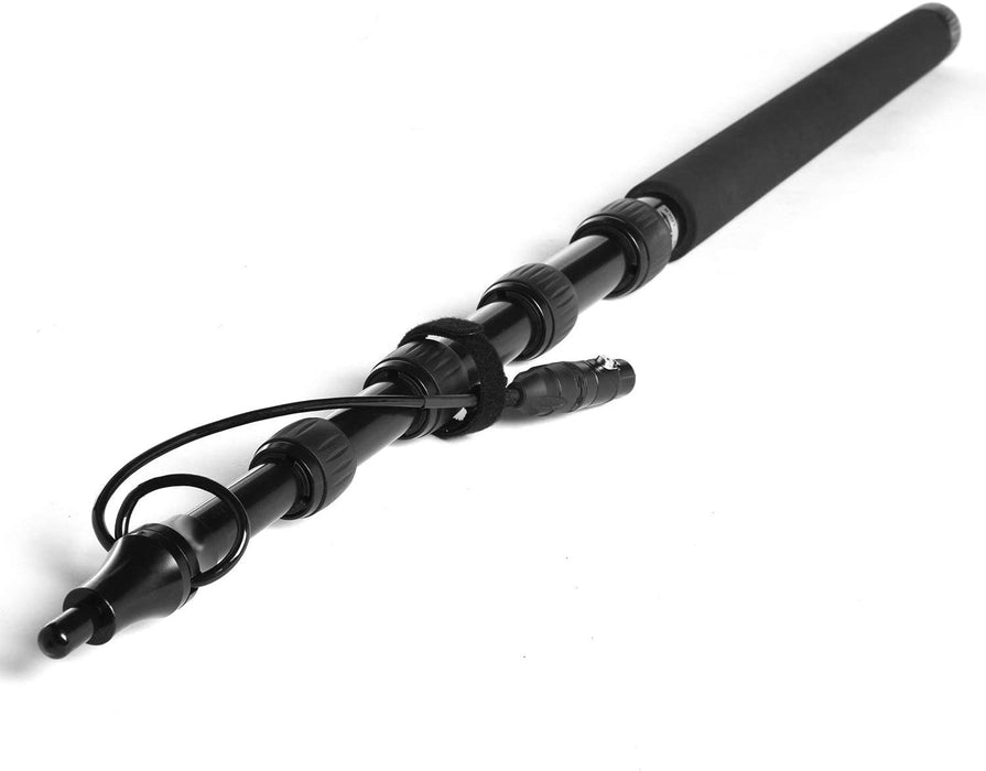 Portable Telescoping Microphone Boom Pole Arm MPL-10 Professional With Built In Internal XLR Cable