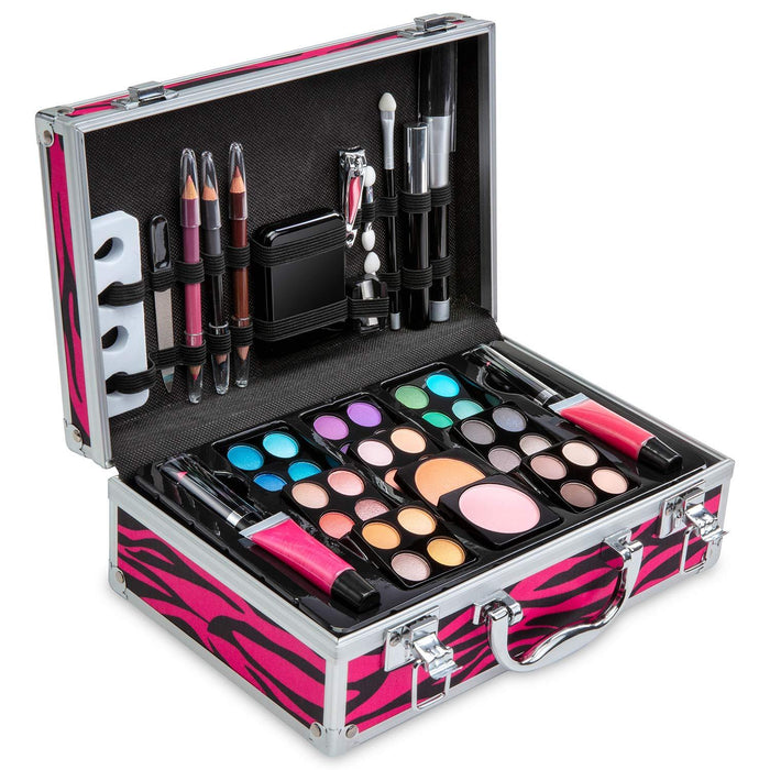 Vokai 51 Piece Makeup Kit Gift Set, Brushes, Eye Shadows, Lipstick & More