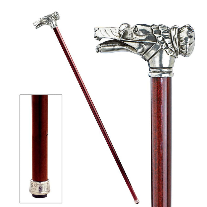 RED RIDING HOOD WOLF WALKING STICK