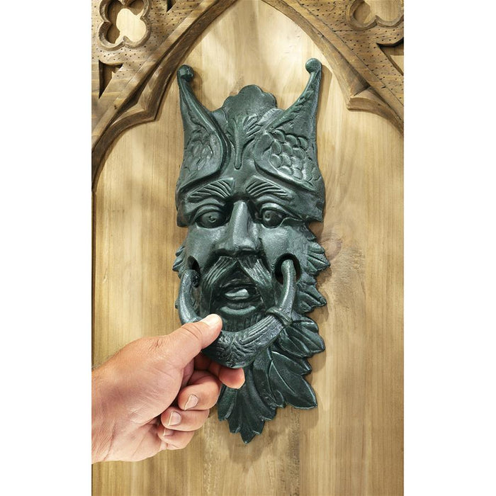 CASTLE GLADSTONE GREENMAN DOORKNOCKER