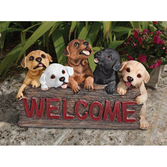PUPPY PARADE WELCOME SIGN