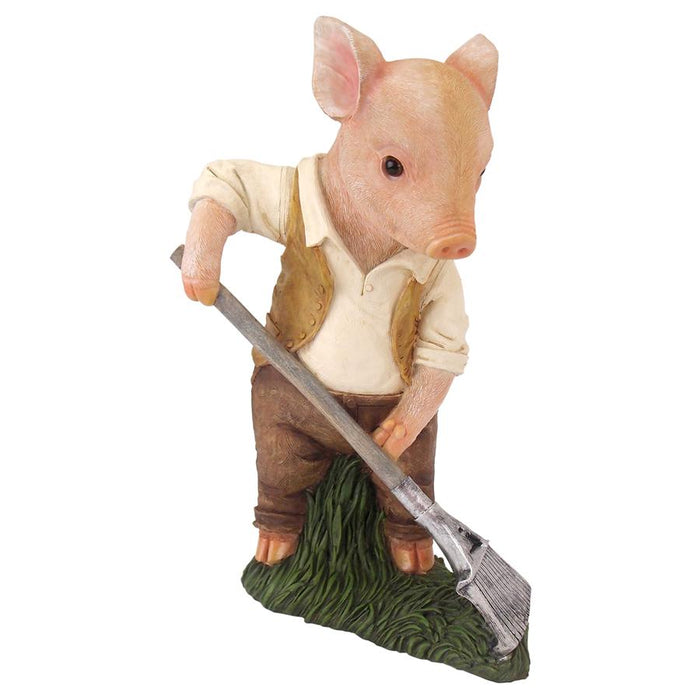 PAPA PIG GARDENER STATUE