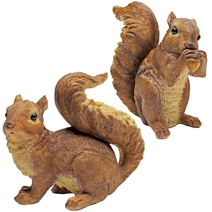 SET OF SCAMPER & CHOMPER SQUIRRELS