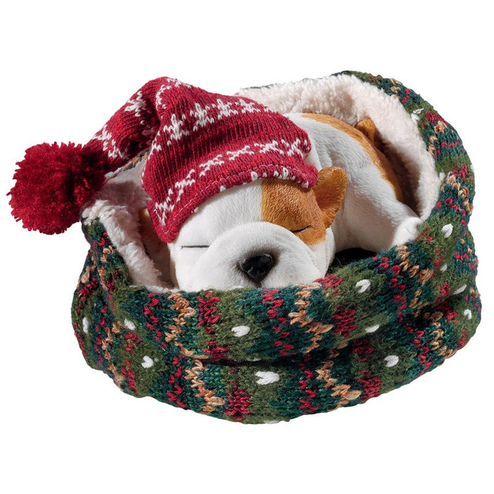 BULLDOG SLEEPY TIME PUPPY STATUE