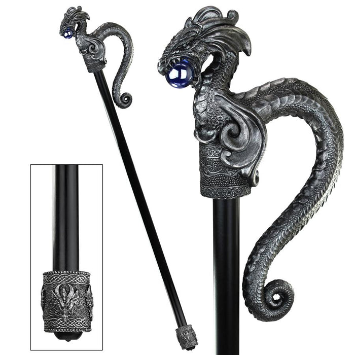 RAMPANT ROGUE DRAGON WALKING STICK