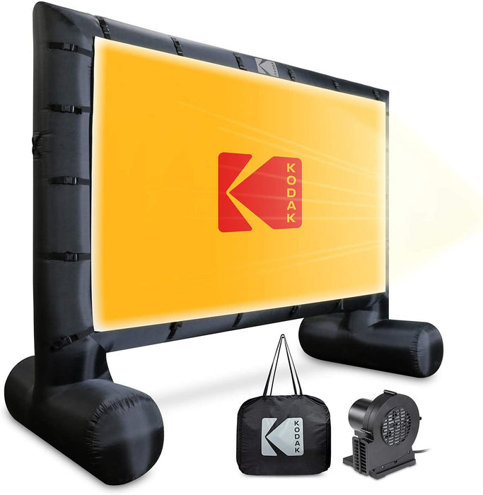 17.5 Ft Inflatable Outdoor Projector Screen - Blow-Up Screen for Movies & More