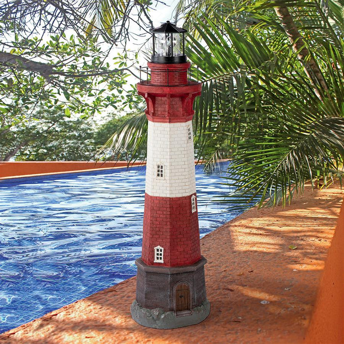 COASTAL SHOAL SOLAR LIGHTHOUSE STATUE