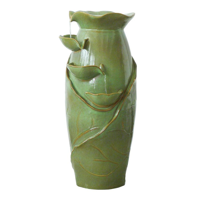 CERAMIC CASCADING VINES FOUNTAIN